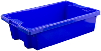 Nest-/stapelbak 600x400x160 mm met afwateringsgaten