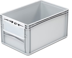 Basicline uitpakkrat 600x400x320 mm met uitpakklep