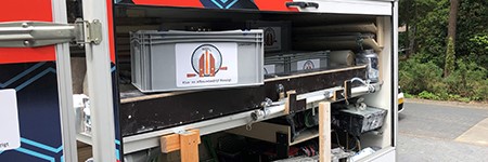 Dekselbakken voor werkbus