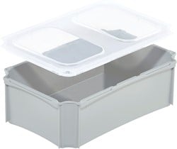 Basicline inzetbak 1/8 met deksel