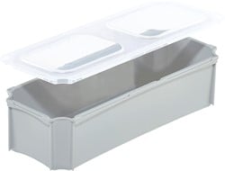 Basicline inzetbak 1/4 lang met deksel