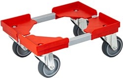 Dolly 410x310x175 mm met rubber wielen