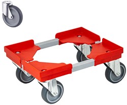 Dolly 410x310x175 mm met rubber wielen