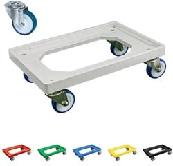 Dolly 600x400x175 mm met rvs gaffels