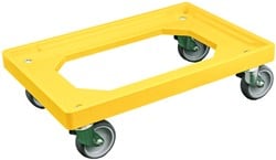 Dolly 600x400x175 mm met rubber wielen