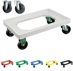 Dolly 600x400x175 mm met pp bokwielen