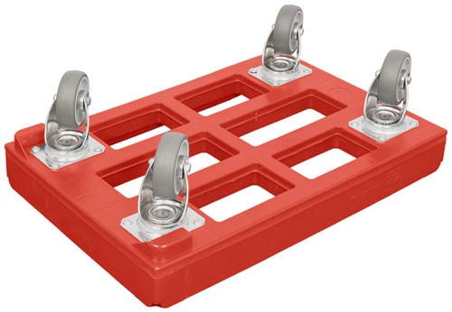 Dolly 610x410x190 mm met rubber wielen-2
