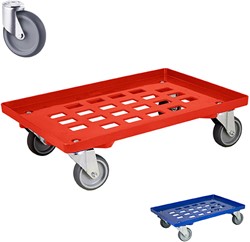 Dolly 615x415x175 mm met rubber wielen