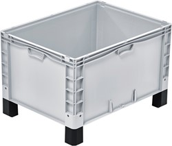 Basicline Plus stapelbak 800x600x420 mm met 4 poten