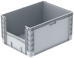 Basicline Plus uitpakbak 800x600x420 mm met versterkte bodem