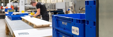 Duurzaam werken met kunststof bakken