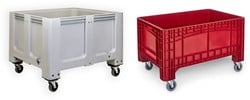 Palletboxen met wielen