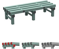 Opslagrooster 1000x250x400 mm