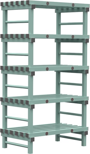 Stelling 1000x1850x600 mm