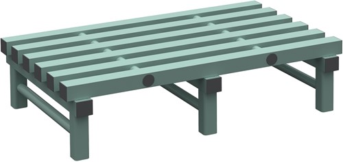 Opslagrooster 1000x250x600 mm