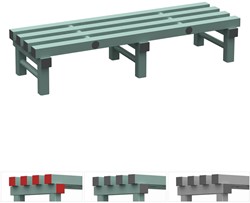 Opslagrooster 1200x250x400 mm