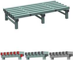 Opslagrooster 1200x250x600 mm