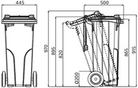 Afvalcontainer 80 liter-2