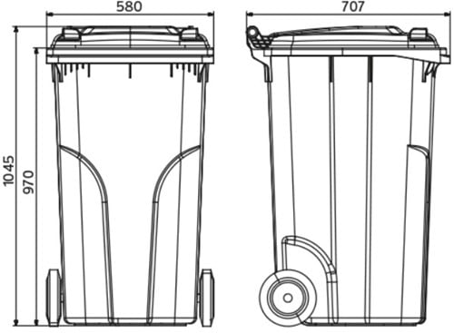 Afvalcontainer 240 liter-2