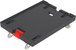 Dolly 800x600x200 mm met centrale rem