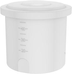 Rond open vat 40 liter