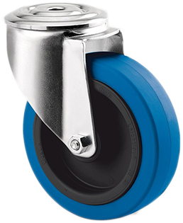 Dolly 600x400x175 mm met elastisch rubber wielen-3